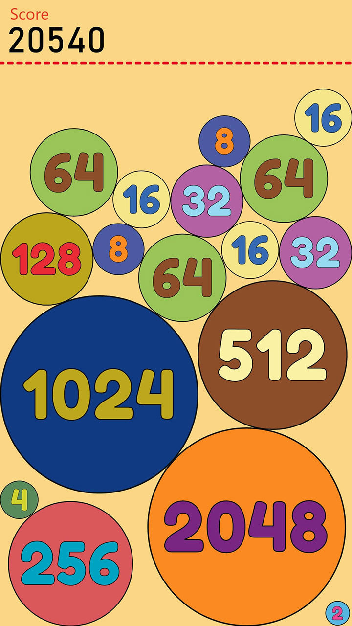 2048 Color Balls