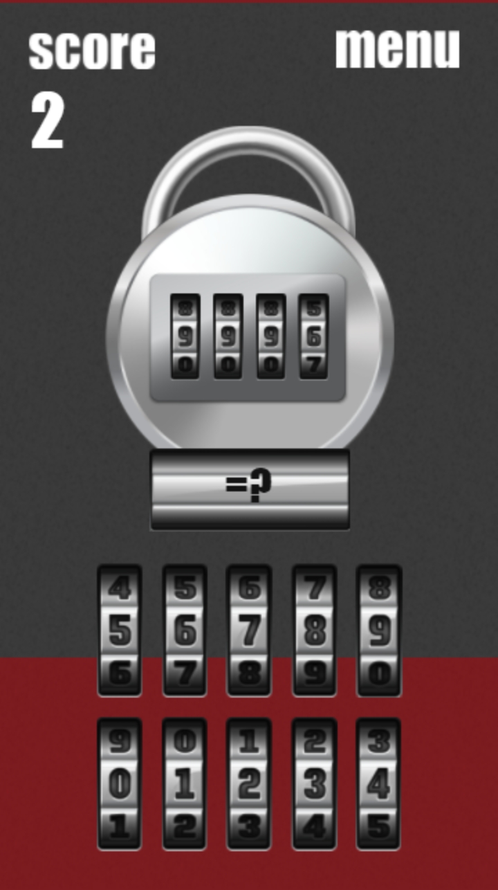 Learn Maths at Home Pick The Lock