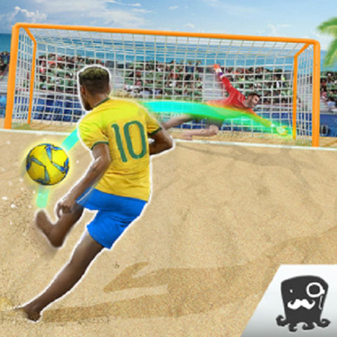 Free Kick Beach Football Game