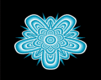 Blaue Hypnose Blume