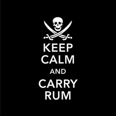 Keep Calm And Carry Rum