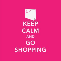 Keep Calm And Go Shopping