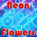 Neon Blumen